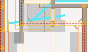 基礎完成平面図面イメージイラスト