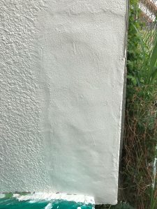 モルタル補修完了後外壁塗装
