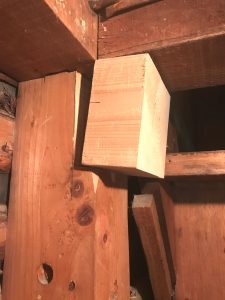 既存柱欠き込みサイズ確認