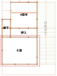 2階間取り平面図