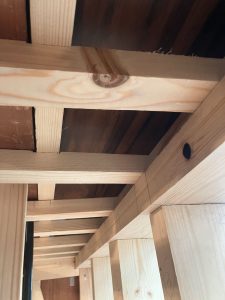 出窓の室内天井下地
