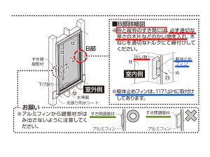 サーモスL縦すべり出し窓 取付説明書