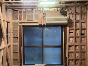 リビング内装壁下地